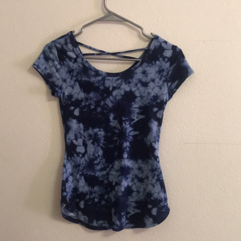 Tie dye short sleeve shirt